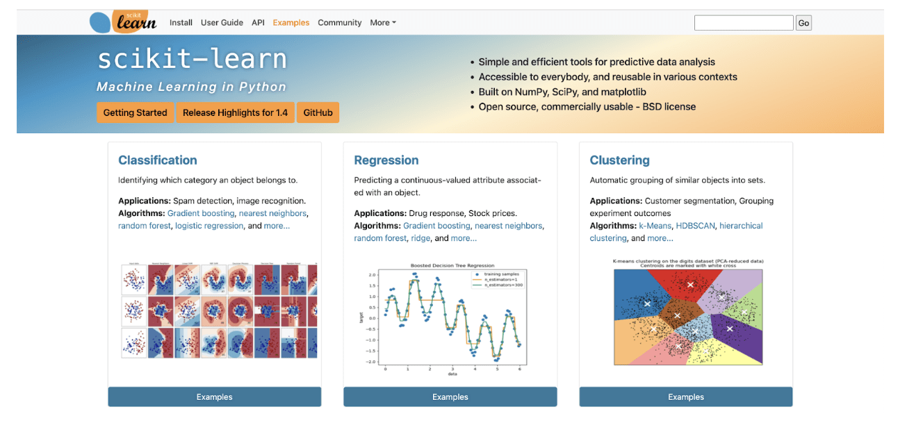 Machine learning with Python