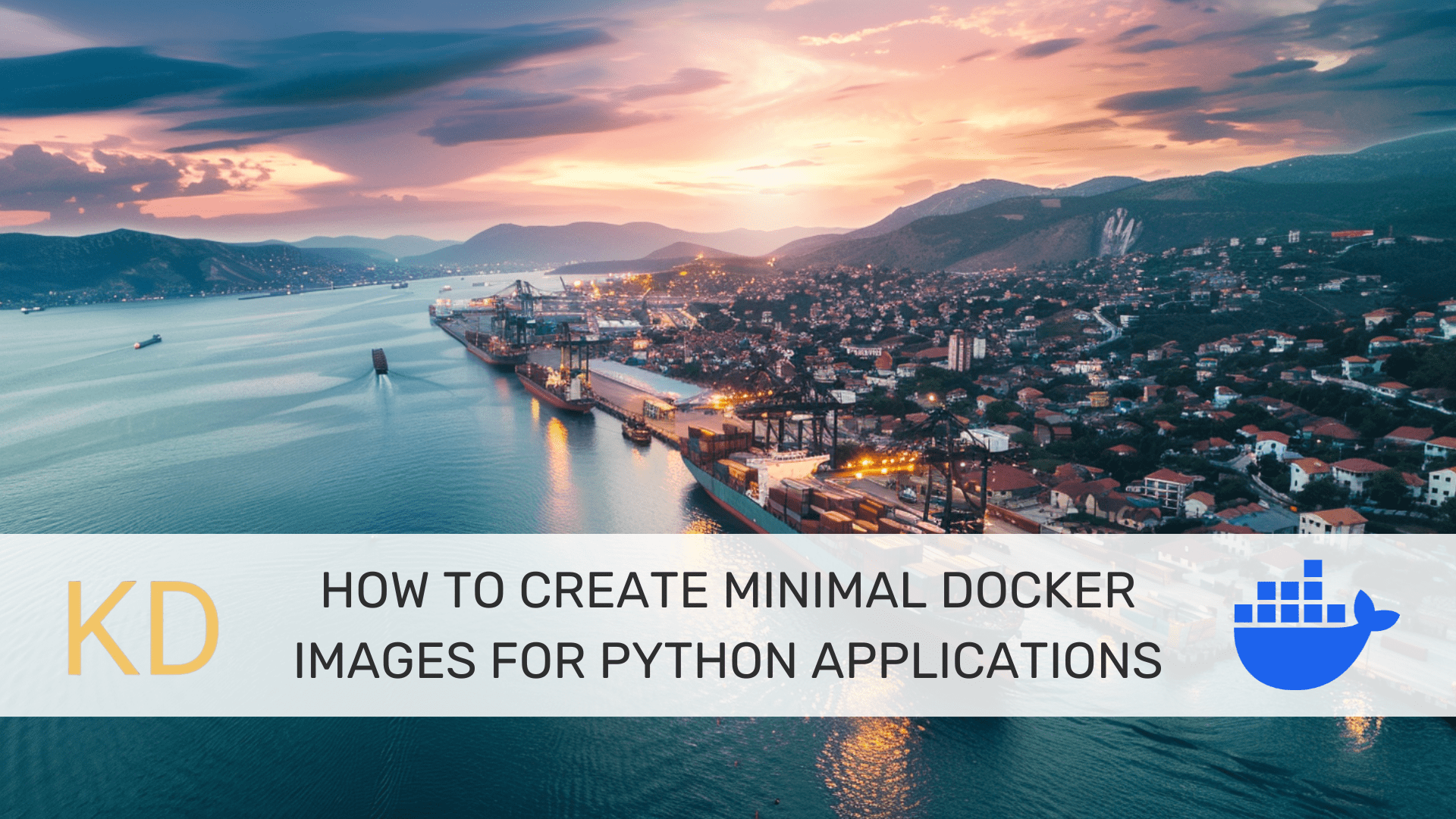 How to create minimal Docker images for Python applications