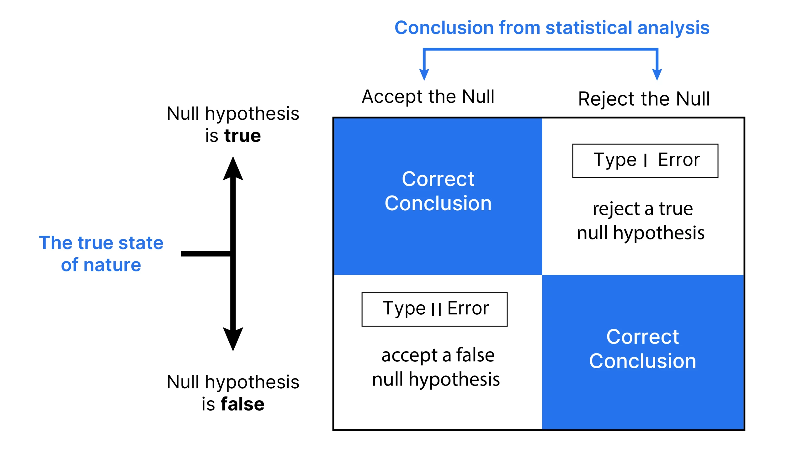 Evaluating the hypothesis