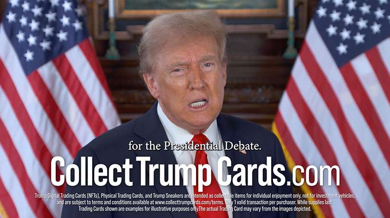 Trump Digital Trading Card Series 4 Announcement Video