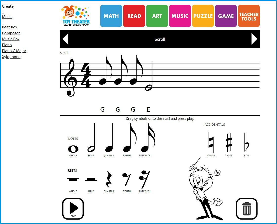 Toy Theater Composition Tool