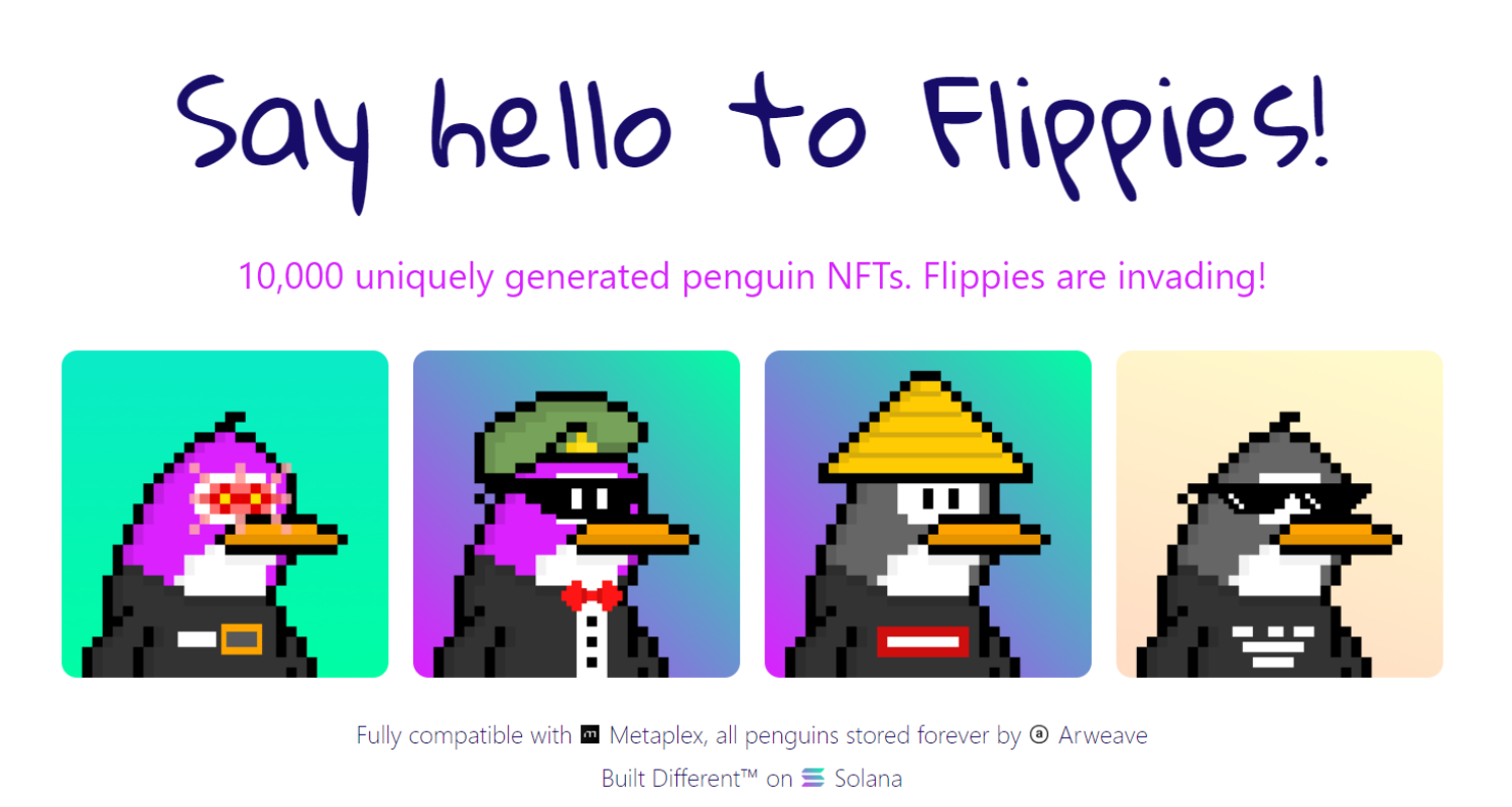 Flippies Collection, rough art