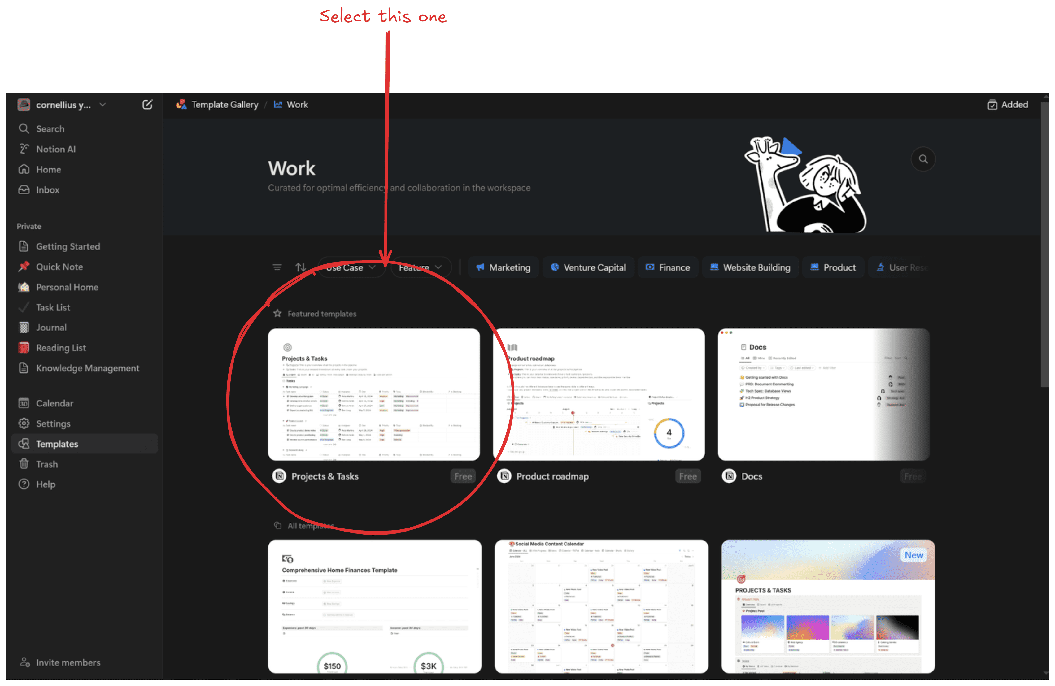 Efficient knowledge management for data teams using Notion