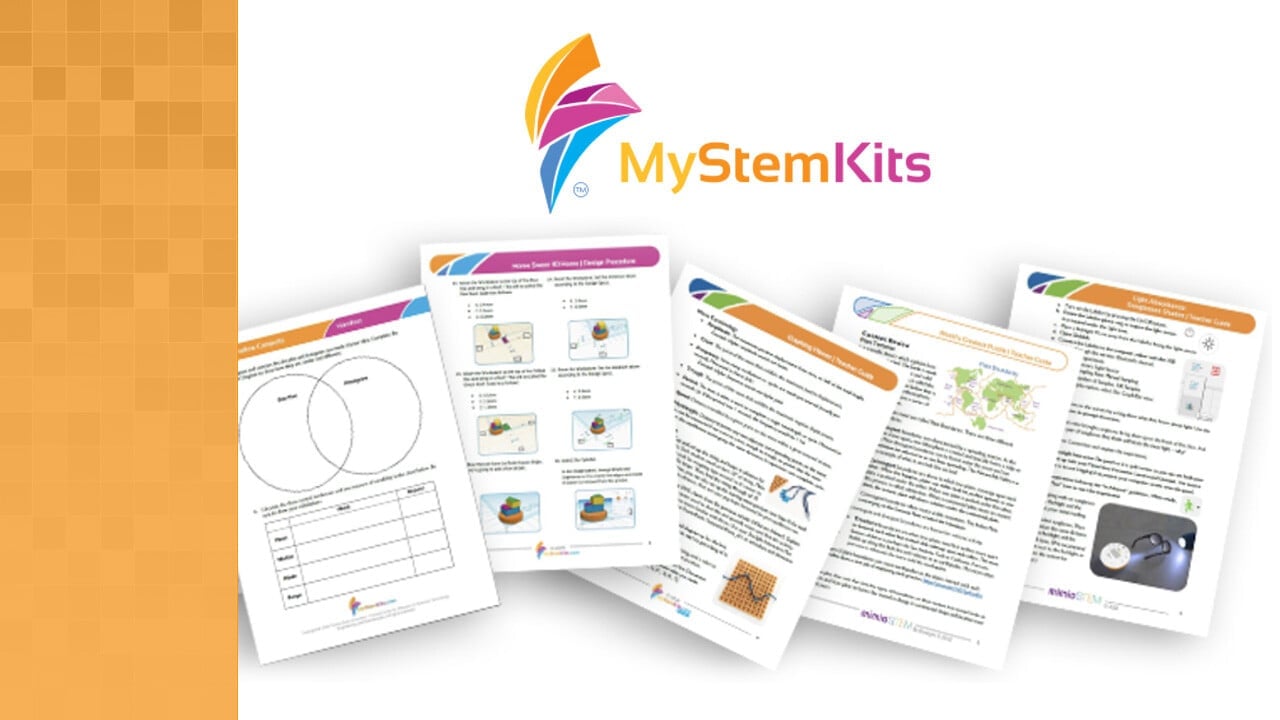 Set of MyStemKits lesson and activity pages.