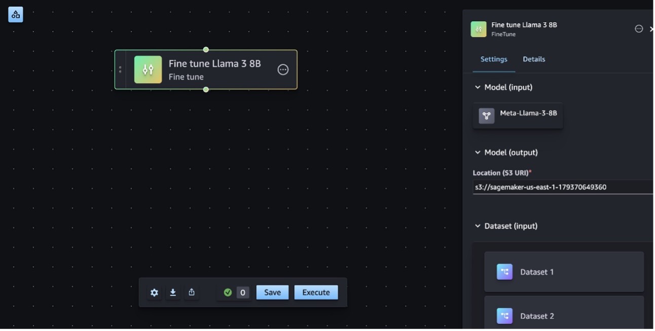 SageMaker Pipelines fine-tune step