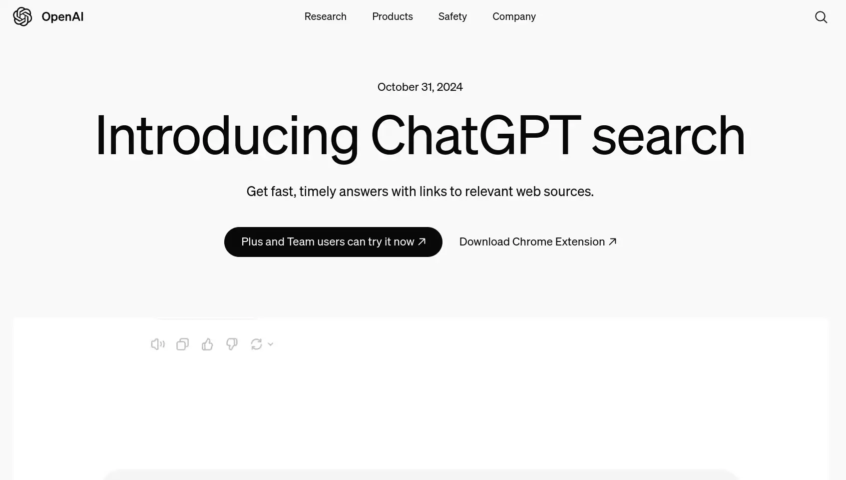 chatgpt search