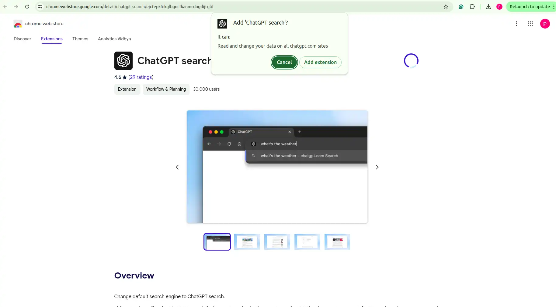 ChatGPT Search