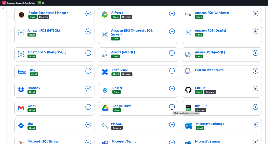 Select Google Drive Data Source