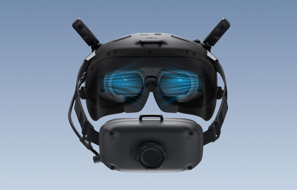 DJI N3 Goggles for FPV drones improve comfort and allow the use of glasses