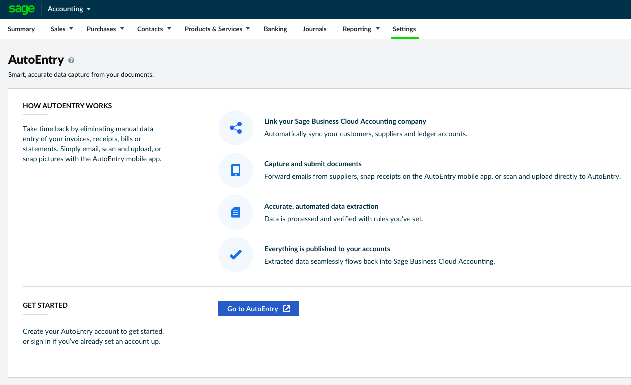 The data extraction process on AutoEntry