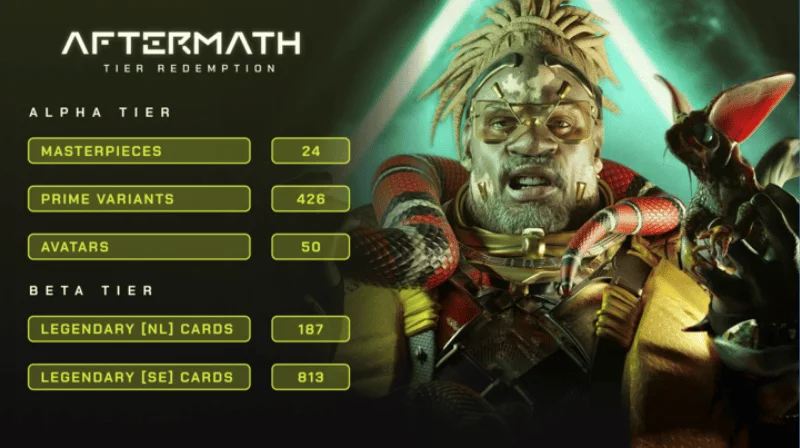 How to redeem Aftermath packages?