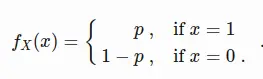 probability mass function