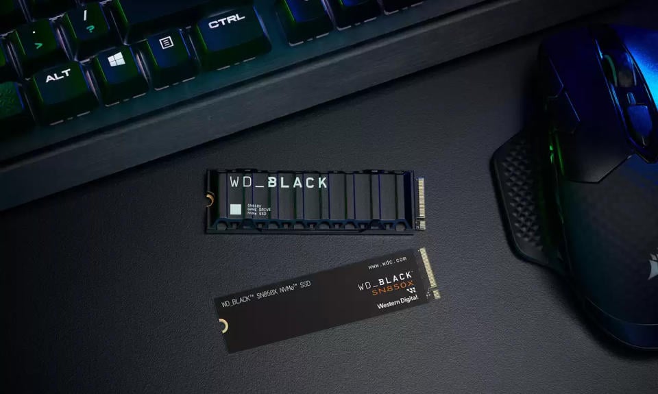 The WD Black SN850X SSD.