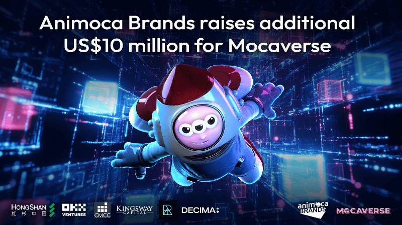 Animoca provides financing of 10 million dollars for Mocaverse