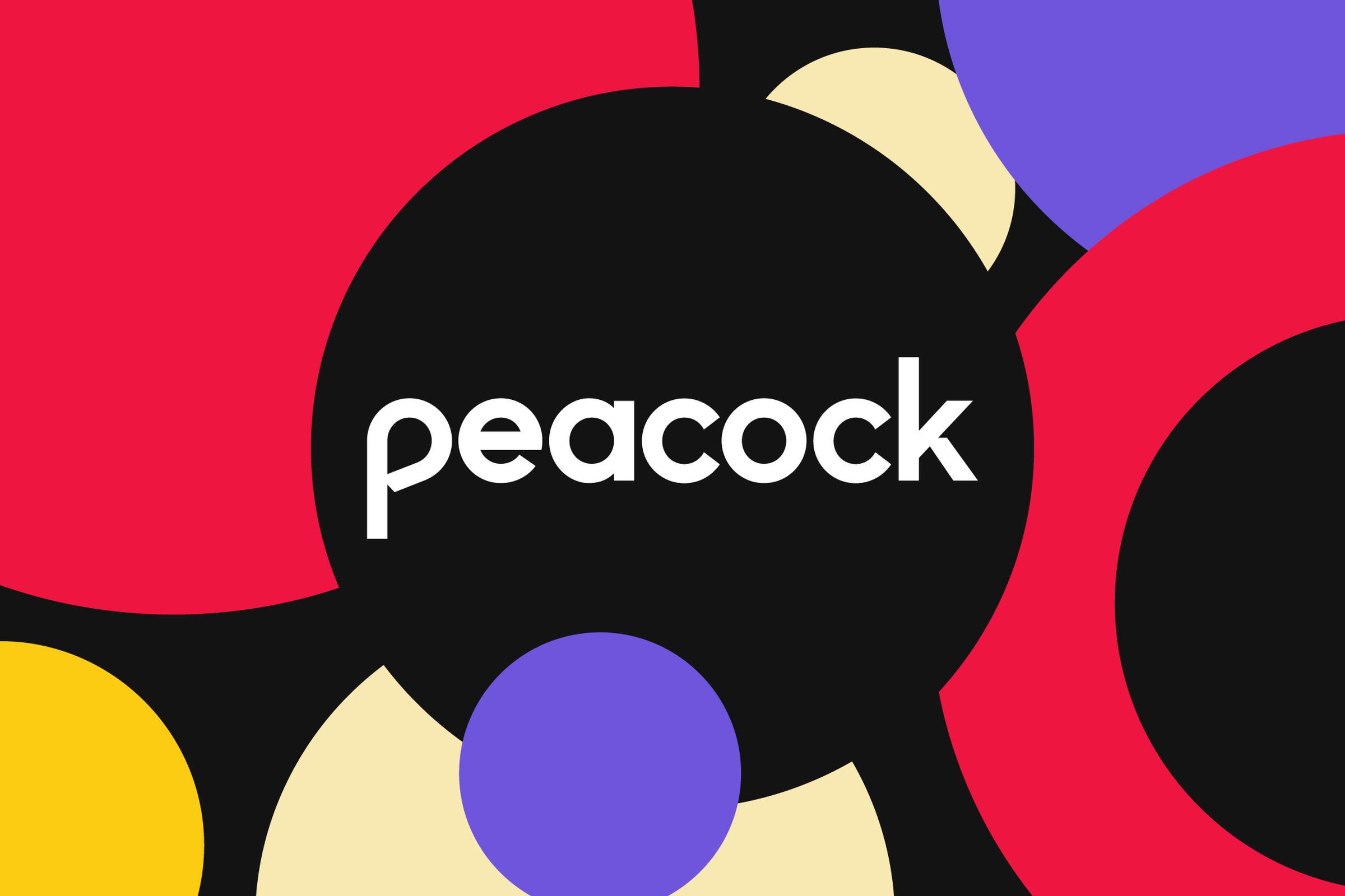 An illustration of the peacock logo.