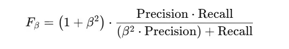 Step 3: Compute the F-Beta Score