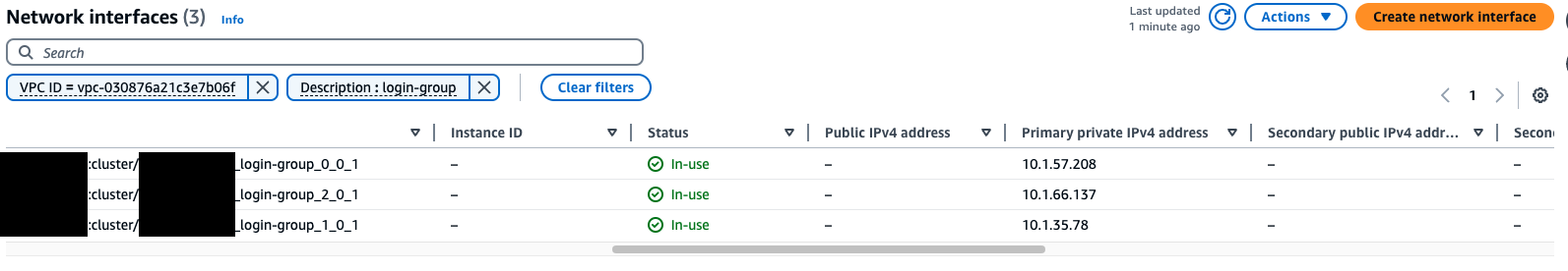 Search network interfaces