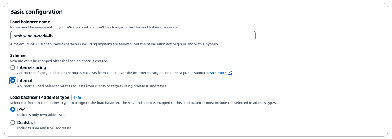 Create NLB - Step 1