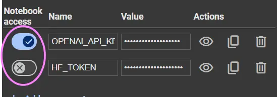 Grant Notebook Access: API Keys in Google Colab