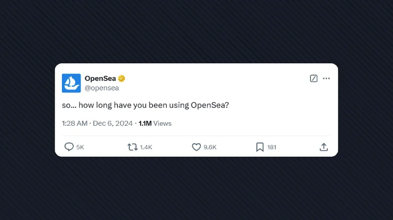 OpenSea Hints at Possible Airdrop Eligibility