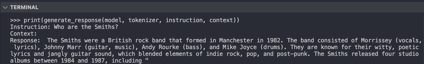 Model inference generation