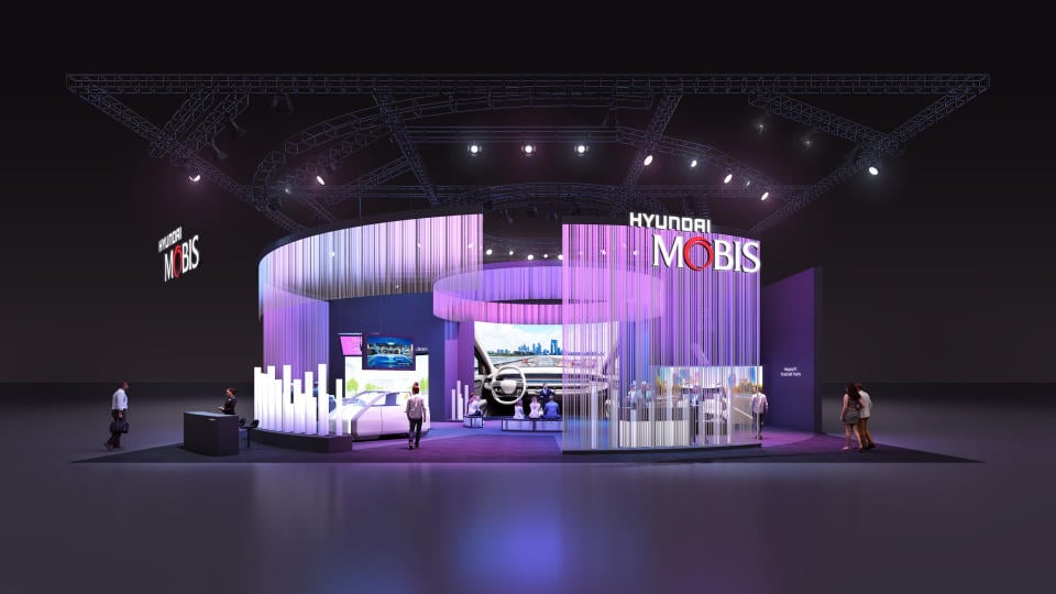 Stand de Hyundai Mobis en CES 2025