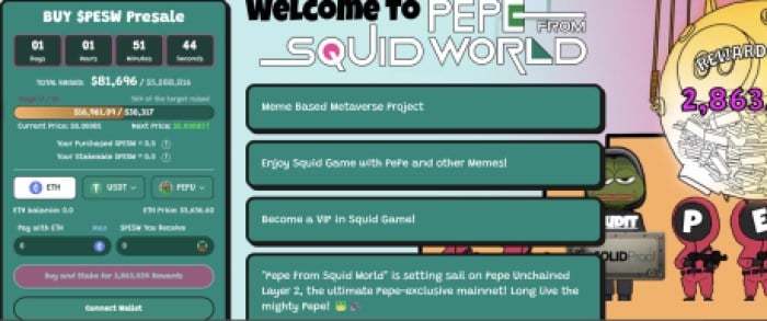 Pepe of the squid world ($PESW)