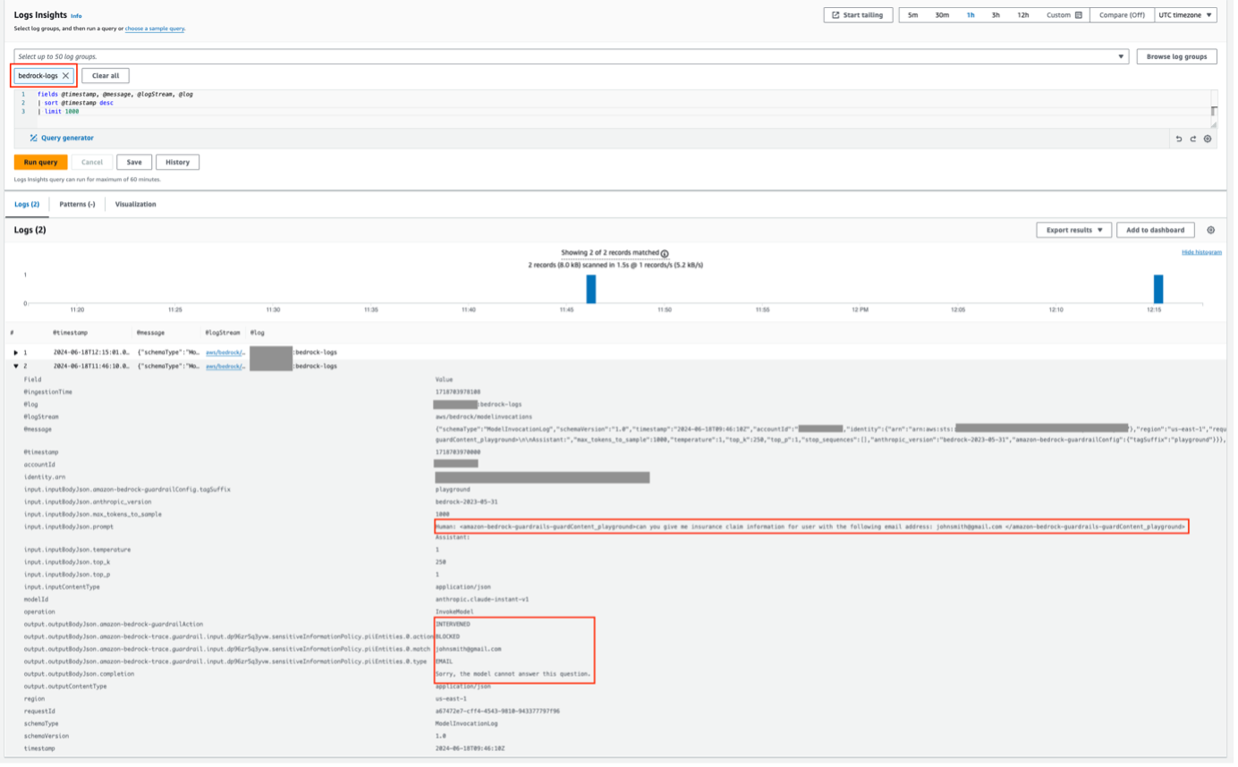 Add the Guardrail intervened behavior as evidence to the AWS Audit Manager assessment