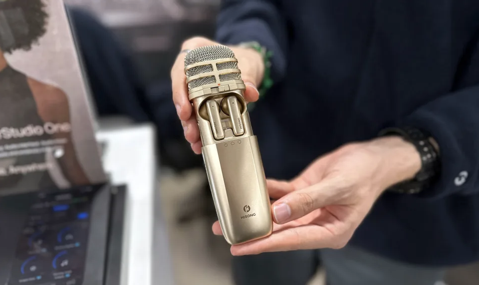 A microphone.