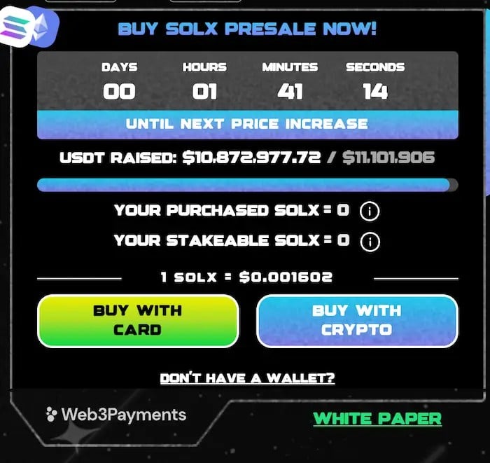 Buy Solaxy meme coins