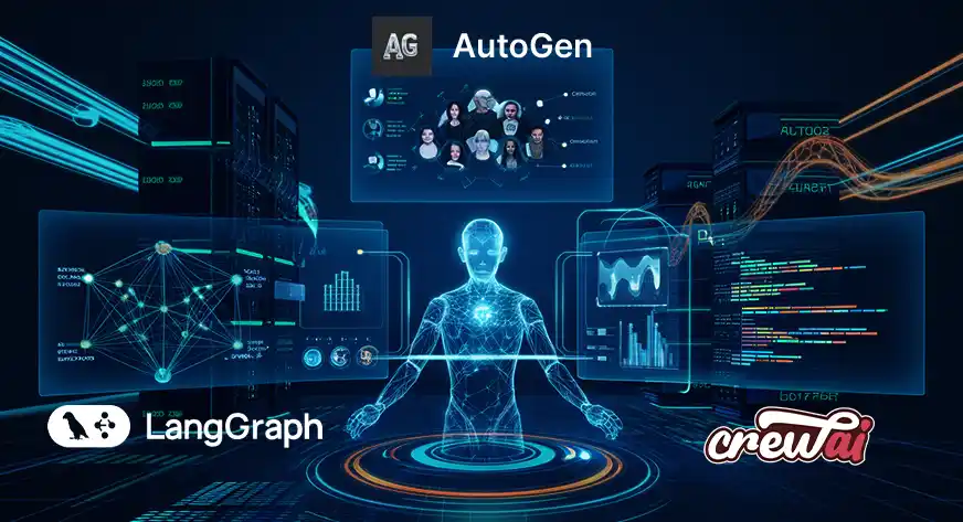 LangChain vs CrewAI vs AutoGen to create a data analysis agent