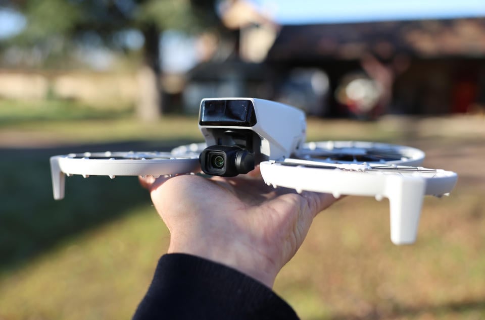 DJI's lightweight, people-safe Flip drone folds in a strange new way